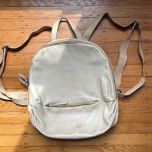 Latico Genuine Leather backpack with long straps